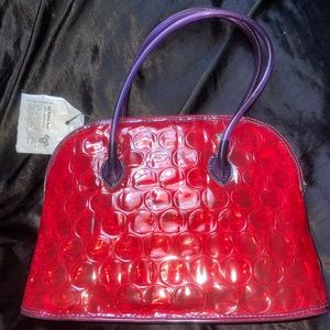 Red and purple original bubble bag, made in Italy